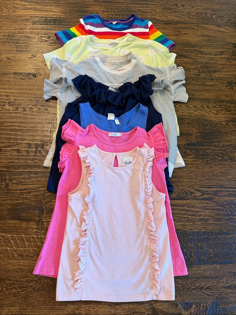 Bundle of 8 girls tops